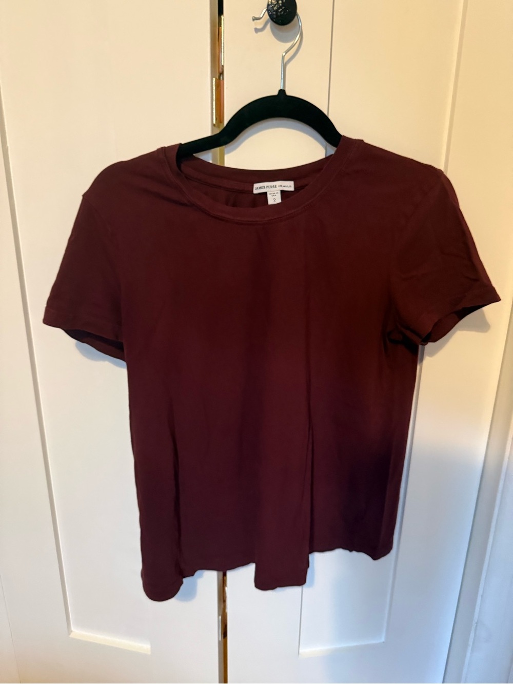 James Perse Crewneck Short Sleeve Tee